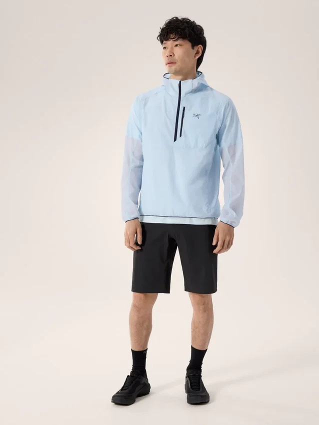 Felpa con cappuccio e mezza zip Ossa da uomo