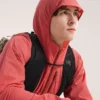 Felpa con cappuccio e mezza zip Ossa da uomo