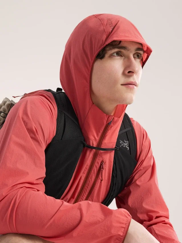 Felpa con cappuccio e mezza zip Ossa da uomo