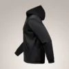 Felpa con cappuccio e zip integrale Emblem da uomo