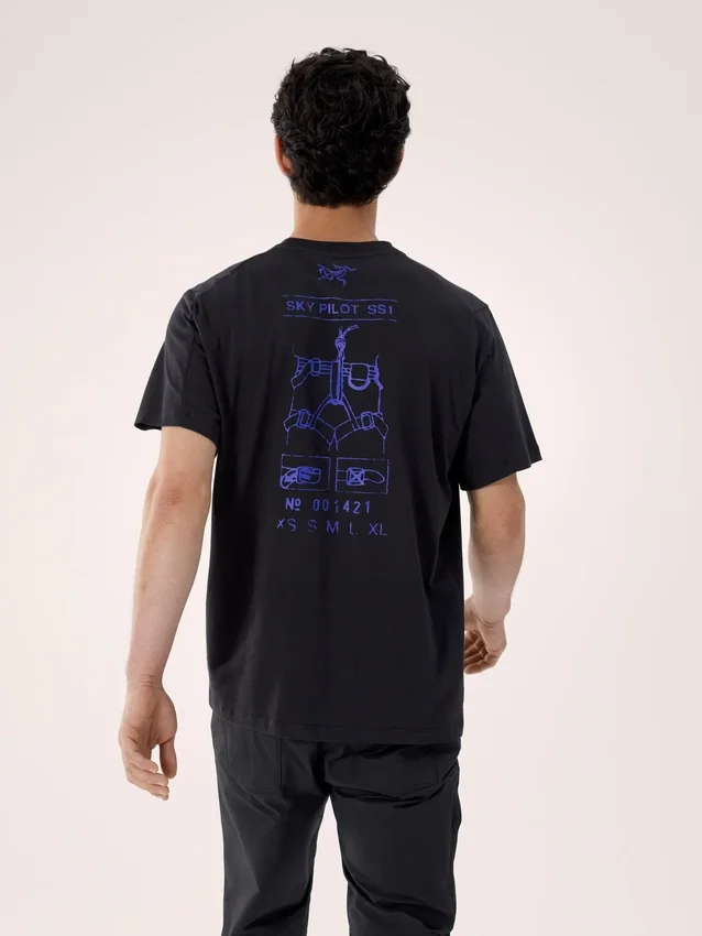 Kragg SL Cotton Sky Pilot SS1 Camicia SS da uomo
