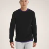 Maglia a girocollo da uomo Hallam in lana merino