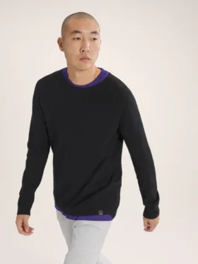 Maglia a girocollo da uomo Hallam in lana merino