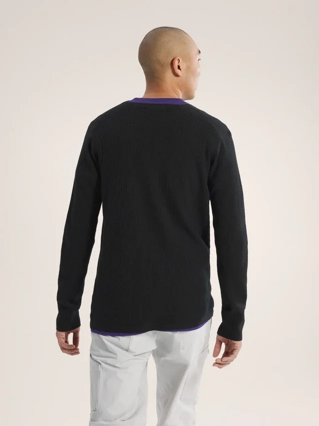 Maglia a girocollo da uomo Hallam in lana merino