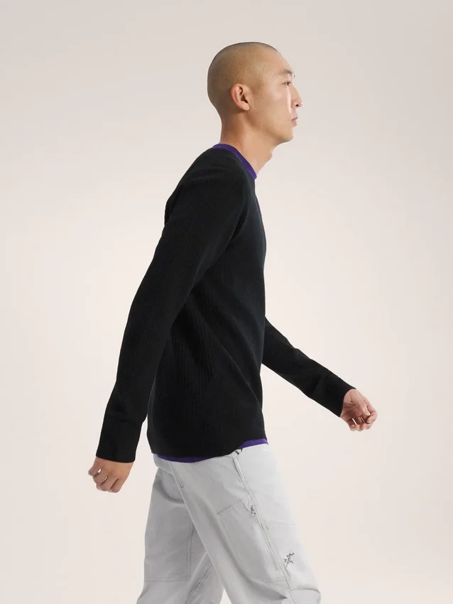Maglia a girocollo da uomo Hallam in lana merino
