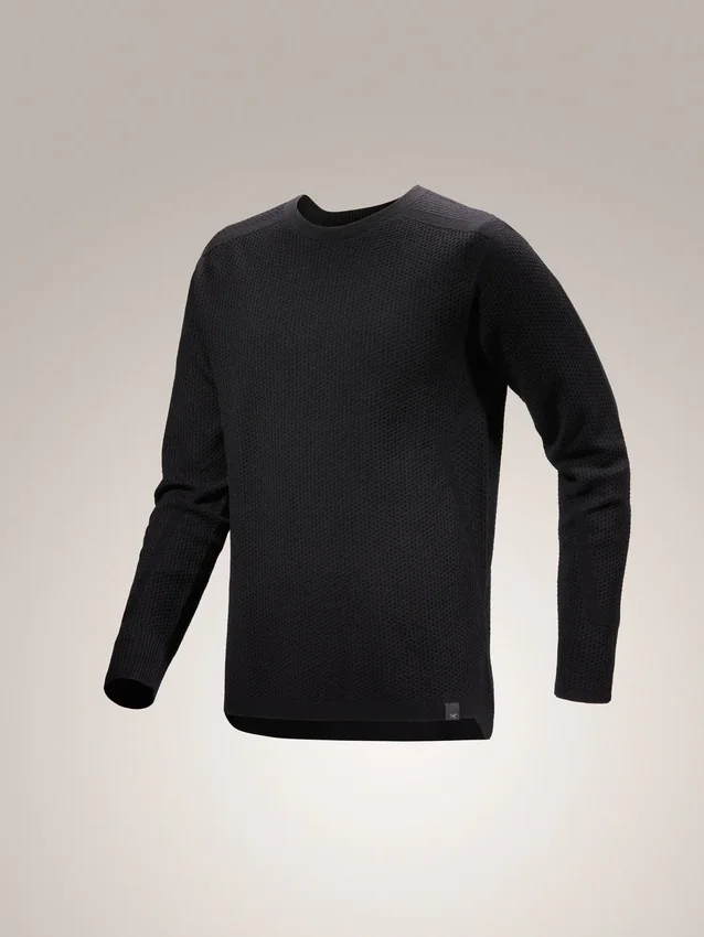 Maglia a girocollo da uomo Hallam in lana merino