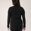 Maglia a maniche lunghe da donna Satoro in lana merino con collo a giro
