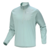 Maglia Delta con collo a zip 1/2 "Green"