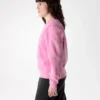 Maglia in pile Emblem Crew da donna