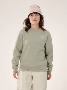 Maglia in pile Emblem Crew da donna