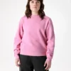 Maglia in pile Emblem Crew da donna