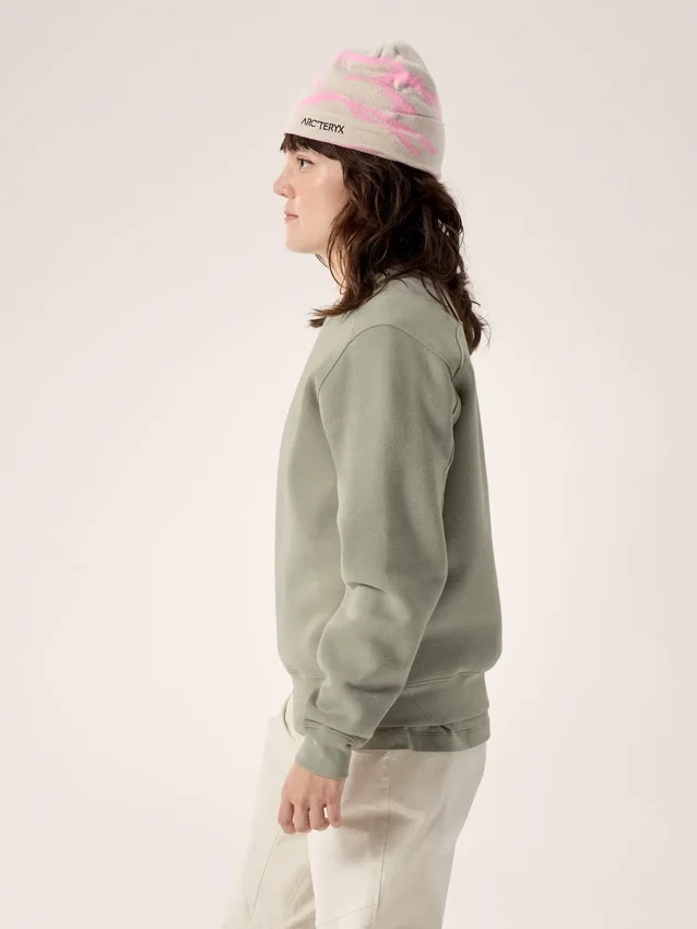 Maglia in pile Emblem Crew da donna