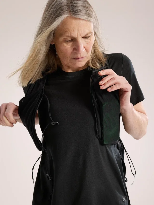 Maglietta a maniche corte in lana merino Lana da donna