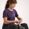 Maglietta a maniche corte in lana merino Lana da donna