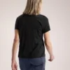 Maglietta a maniche corte in lana merino Lana da donna