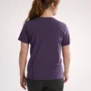 Maglietta a maniche corte in lana merino Lana da donna