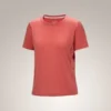 Maglietta a maniche corte in lana merino Lana da donna