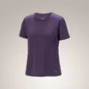 Maglietta a maniche corte in lana merino Lana da donna
