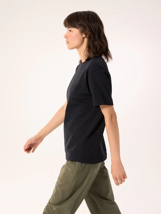 Maglietta a maniche corte Kragg Cotton Little Bird Crew da donna