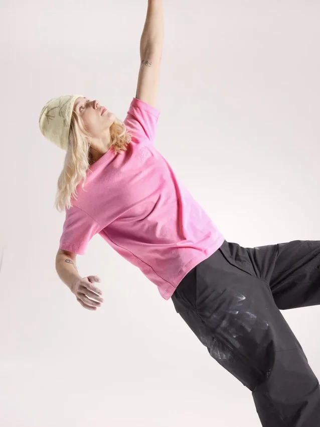 Maglietta a maniche corte Kragg in cotone "Little Bird" da donna