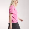 Maglietta a maniche corte Kragg in cotone "Little Bird" da donna