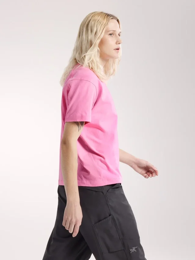 Maglietta a maniche corte Kragg in cotone "Little Bird" da donna