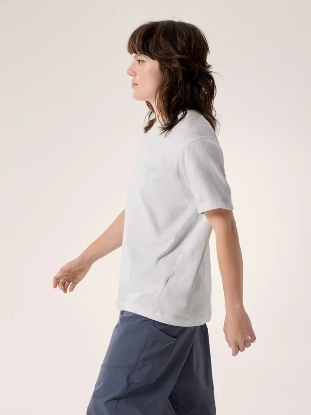 Maglietta a maniche corte Kragg in cotone "Little Bird" da donna