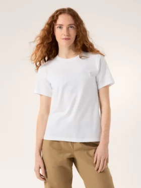 Maglietta a maniche corte Kragg SL con Emblem in cotone da donna