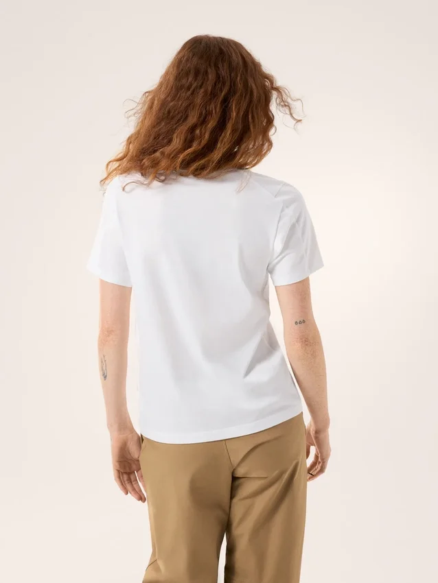 Maglietta a maniche corte Kragg SL con Emblem in cotone da donna