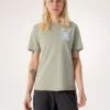Maglietta a maniche corte Kragg SL Cotton Superbloom Crew da donna