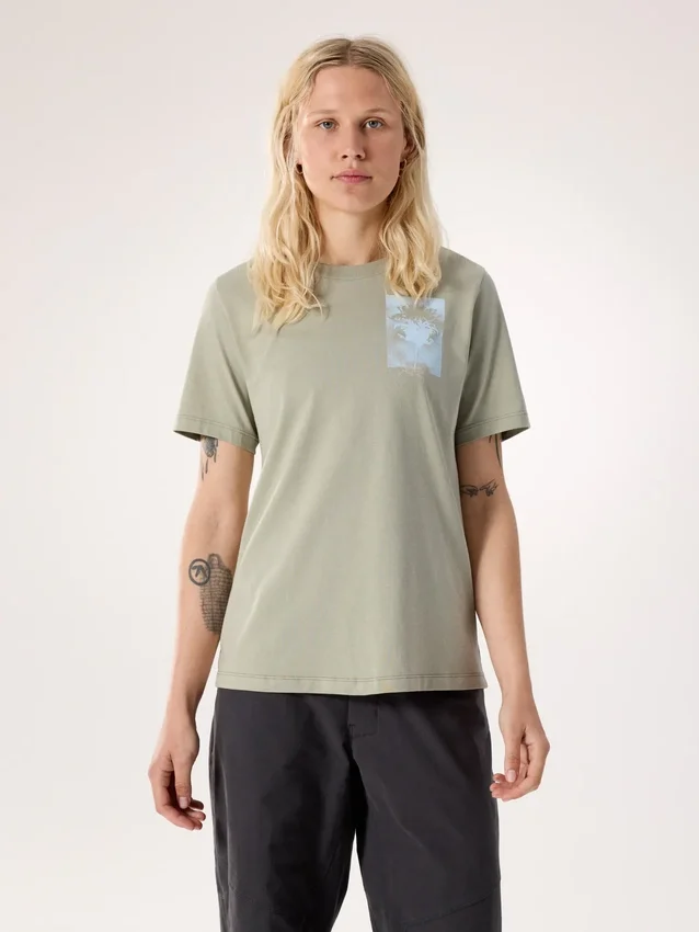 Maglietta a maniche corte Kragg SL Cotton Superbloom Crew da donna