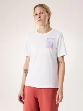 Maglietta a maniche corte Kragg SL Cotton Superbloom Crew da donna