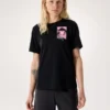 Maglietta a maniche corte Kragg SL Cotton Superbloom Crew da donna