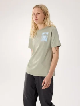 Maglietta a maniche corte Kragg SL Cotton Superbloom Crew da donna