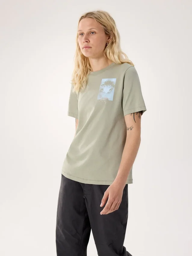 Maglietta a maniche corte Kragg SL Cotton Superbloom Crew da donna