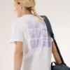 Maglietta a maniche corte Kragg SL Cotton Superbloom Crew da donna