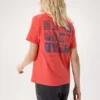 Maglietta a maniche corte Kragg SL Cotton Superbloom Crew da donna