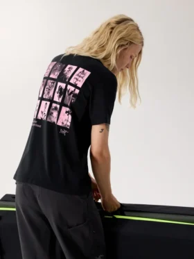 Maglietta a maniche corte Kragg SL Cotton Superbloom Crew da donna