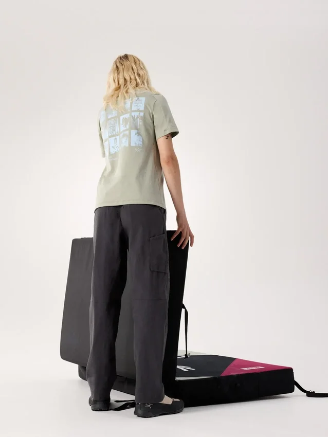 Maglietta a maniche corte Kragg SL Cotton Superbloom Crew da donna