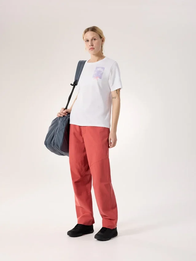 Maglietta a maniche corte Kragg SL Cotton Superbloom Crew da donna