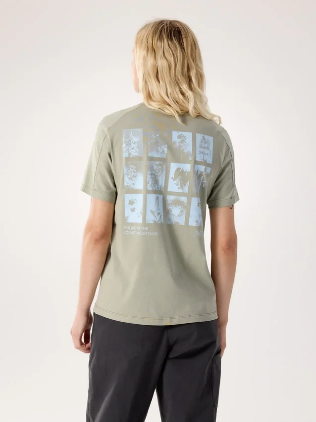 Maglietta a maniche corte Kragg SL Cotton Superbloom Crew da donna