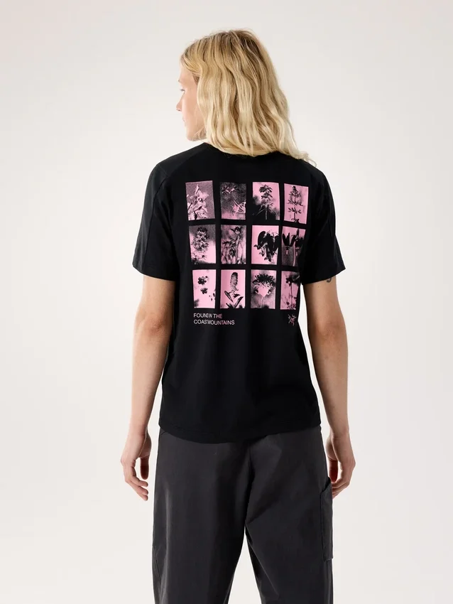 Maglietta a maniche corte Kragg SL Cotton Superbloom Crew da donna