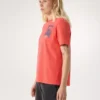 Maglietta a maniche corte Kragg SL Cotton Superbloom Crew da donna