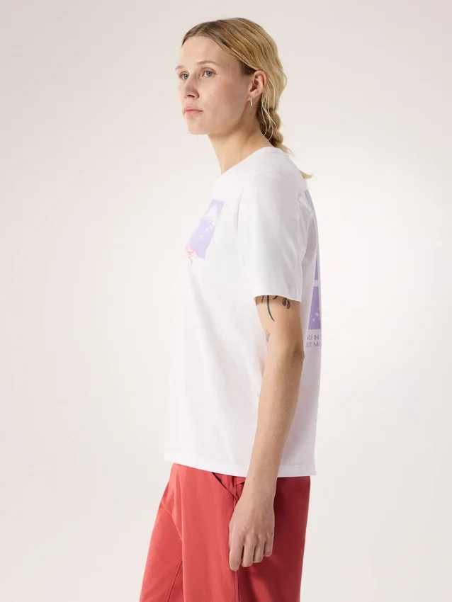 Maglietta a maniche corte Kragg SL Cotton Superbloom Crew da donna
