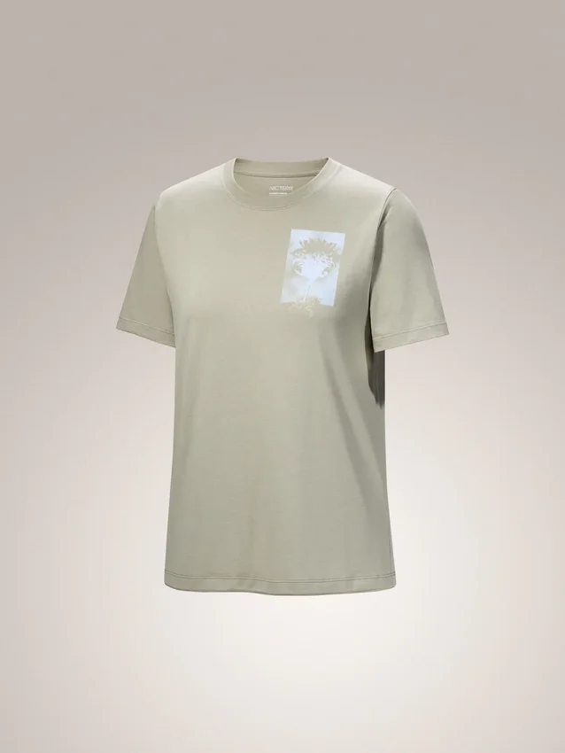 Maglietta a maniche corte Kragg SL Cotton Superbloom Crew da donna