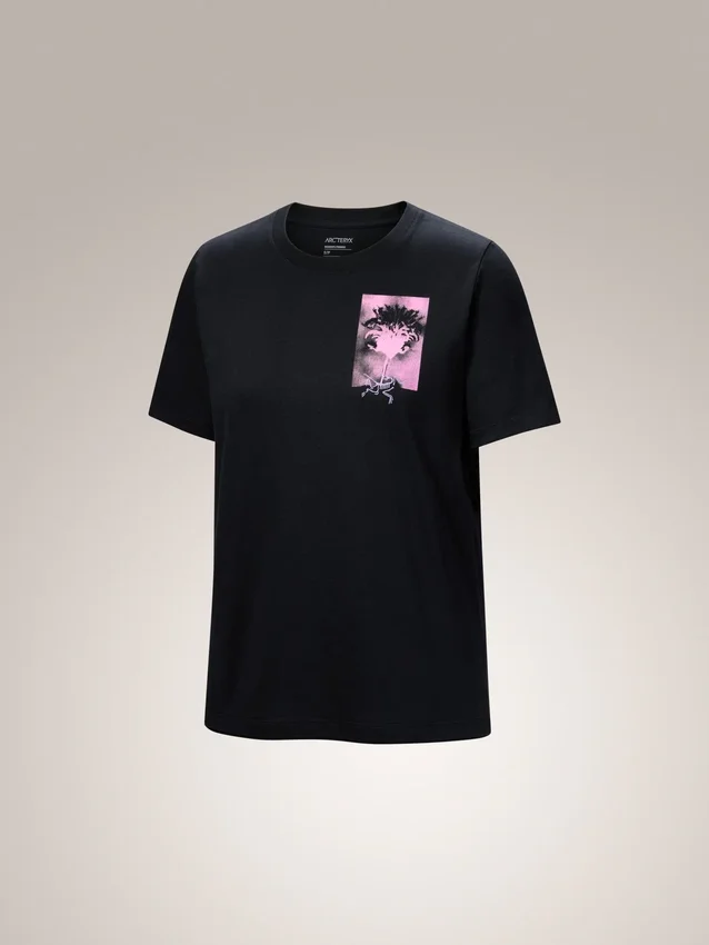 Maglietta a maniche corte Kragg SL Cotton Superbloom Crew da donna