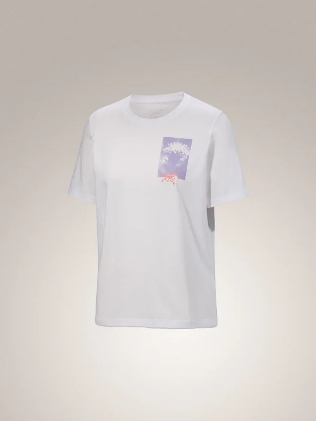 Maglietta a maniche corte Kragg SL Cotton Superbloom Crew da donna