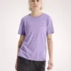 Maglietta a maniche corte Kragg SL in cotone con Emblem da donna