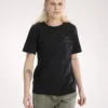 Maglietta a maniche corte Kragg SL in cotone con Emblem da donna