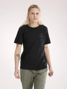 Maglietta a maniche corte Kragg SL in cotone con Emblem da donna